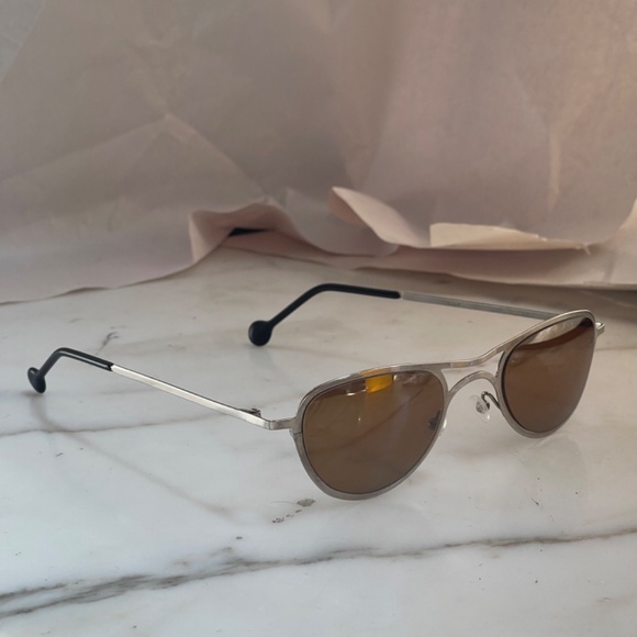 LA Eyeworks vintage "SLAM" pure titanium small aviators pristine - Picture 4 of 13